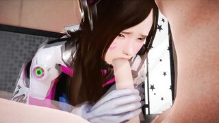 Having Fun With Bae D.va♥ (SCREWED and Juices below♥)(Goddess Dvaと遊ぶ♥)