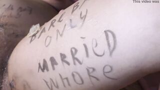 Best cheating wifey covered inside big multiple cumshots until knock