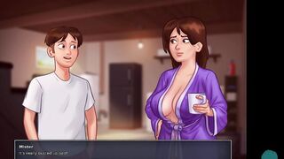 SUMMERTIME SAGA #69 • She's rubbing and massaging his huge