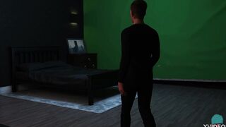 BEING A DIK #171 • Skinny Sally sitting on a
