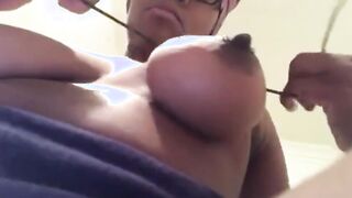 Just tying up my boobies to watch how it feels