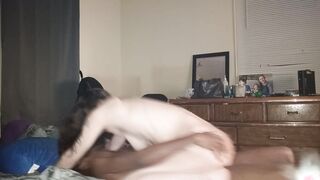 Surprised a subscriber with a gift for Christmas (bouncing on daddy's penis)