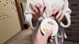 Pregnant milf seduces boy and fucks his brains out with