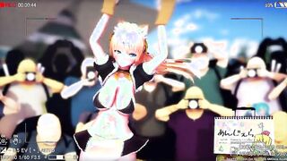 【MMD R-18 yo SEX DANCE】BIG JUGS CUNT WITH MOUTH WANTS HUGE COCK激しいセックス[MMD R-18]