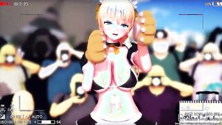 【MMD R-18 yo SEX DANCE】BIG JUGS CUNT WITH MOUTH WANTS HUGE COCK激しいセックス[MMD R-18]