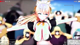 【MMD R-18 yo SEX DANCE】BIG JUGS CUNT WITH MOUTH WANTS HUGE COCK激しいセックス[MMD R-18]