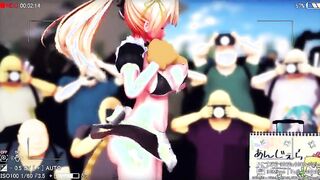 【MMD R-18 yo SEX DANCE】BIG JUGS CUNT WITH MOUTH WANTS HUGE COCK激しいセックス[MMD R-18]