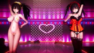 【MMD R-19 year old SEX DANCE】PERVERSE HOTTIE BOOTY SWEET EXTREME SATISFACTION DELICIOUS BOOTY ハードセックス [MMD]