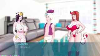 SexNote v0.15.0a (by JamLiz) - Halloween foursome (one)