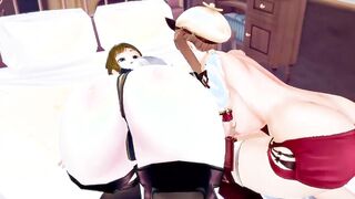【MMD R-18 yo SEX DANCE】INTENSE DELICIOUS BJ SWEET EXTREME SATISFACTION ROUGH SEX ハードセックス [MMD]