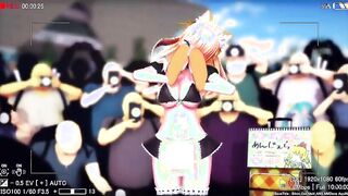 【MMD R-teens SEX DANCE】HOT WOMEN SHOWS HER LONG EXITTING TITS激しいセックス[MMD R-18]