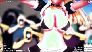 【MMD R-teens SEX DANCE】HOT WOMEN SHOWS HER LONG EXITTING TITS激しいセックス[MMD R-18]