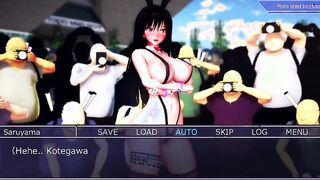 【MMD R-eighteen SEX DANCE】BIG HOTTIE AND FLACID BUTTOCKS PALM TO THE RHYTHM OF HER HUGE FUCK激しいセックス[MMD R-18]