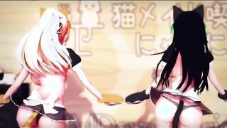 【MMD R-19 year old SEX DANCE】BIG BABE BOOTY WILD SEX INSANE SATISFACTION SENSUAL HOE 激しいセックス[MMD R-18]