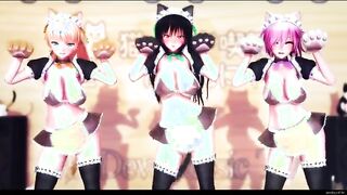 【MMD R-19 year old SEX DANCE】BIG BABE BOOTY WILD SEX INSANE SATISFACTION SENSUAL HOE 激しいセックス[MMD R-18]