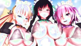 【MMD R-19 year old SEX DANCE】BIG BABE BOOTY WILD SEX INSANE SATISFACTION SENSUAL HOE 激しいセックス[MMD R-18]