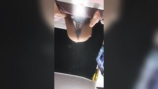 I open my long sex toy