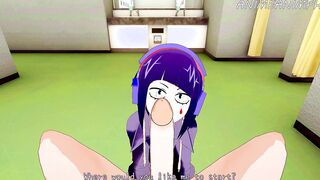 Kyoka Jiro Give You a Sloppy Fellatio - My Hero Academia Animated