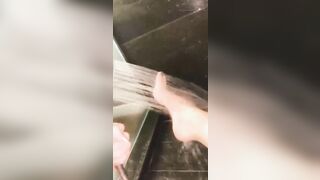 CZECH WOMEN HAS SOAK SHOWER PLAY WITH FOOT - SAD SLUTS SUNFLOWER