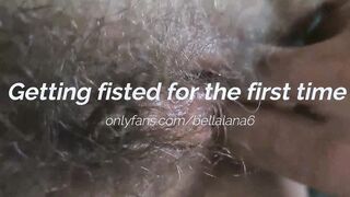Getting fisted for the first time