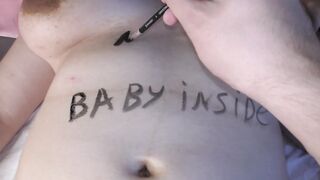 Bae huge boobed pregnant teens sluts got covered inside crazy