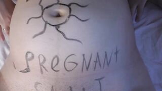 Bae huge boobed pregnant teens sluts got covered inside crazy