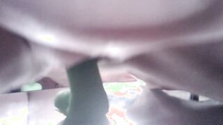 Little Cumslut Freya Sinn Squirts on Mirror