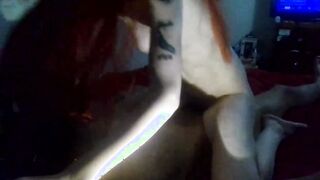 Red Head Milf Ride Cock Until Cumming and Queefing.