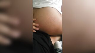 My friends fat butt ride me