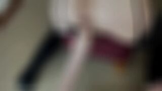 Femboy inside tights asked for a rough Punch Hand screwed. Fisting. pov