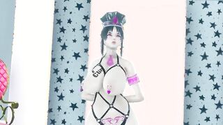 【MMD R-19 year old SEX DANCE】NAUGHTY WHITE CHICK NAILED HARD激しいセックス[MMD R-18]