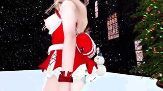 【MMD R-teens SEX DANCE】HOT CUNT WITH MOUTH FUCKS ON CHRISTMAS WITH HIS HUGE DICK 激しいセックス[MMD R-18]