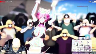 【MMD R-eighteen SEX DANCE】INTENSE SEX EROTIC WOMEN WITH DICK DESIRE激しいセックス[MMD R-18]