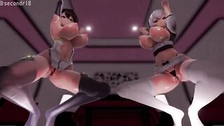 【MMD R-teenie SEX DANCE】PERVERSE BEAUTY BOOTY SWEET EXTREME SATISFACTION 激しいセックス [MMD]