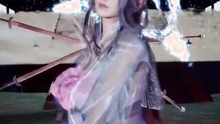 【MMD R-teenagers SEX DANCE】HOT WOMEN INSANE WILD SEX SWEET SATISFACTION BEAUTY WHITE BUTT激しいセックス[MMD R-18]
