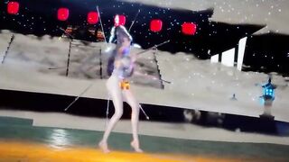【MMD R-teenagers SEX DANCE】HOT WOMEN INSANE WILD SEX SWEET SATISFACTION BEAUTY WHITE BUTT激しいセックス[MMD R-18]