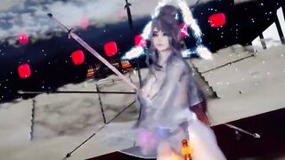 【MMD R-teenagers SEX DANCE】HOT WOMEN INSANE WILD SEX SWEET SATISFACTION BEAUTY WHITE BUTT激しいセックス[MMD R-18]