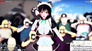 【MMD R-teenagers SEX DANCE】HOT WOMEN INSANE WILD SEX SWEET EXTREME PLEASURE激しいセックス[MMD R-18]