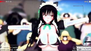 【MMD R-teenagers SEX DANCE】HOT WOMEN INSANE WILD SEX SWEET EXTREME PLEASURE激しいセックス[MMD R-18]