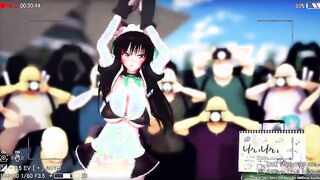 【MMD R-barely legal SEX DANCE】INTENSE SEX SEXSUAL PERVERSE WHITE MOUTH BAE SWEET PLEASURE激しいセックス[MMD R-18]