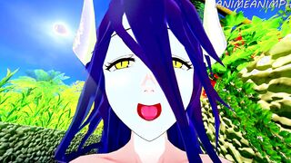 Albedo From Overlord Fucks With You And Hugs You With Her Huge Titties
