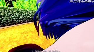Albedo From Overlord Fucks With You And Hugs You With Her Huge Titties