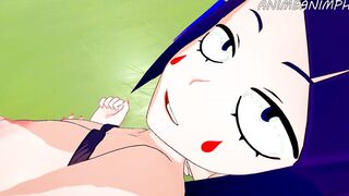 My Hero Academia Cartoon: Kyoka Jiro Side Fucked With Deku