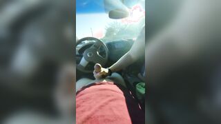 Mom blowing penis inside outdoors part two