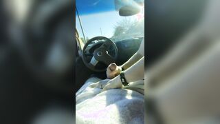 Mom blowing penis inside outdoors part two