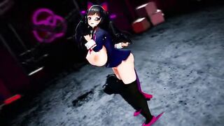 【MMD R-eighteen SEX DANCE】GIRL LOOKING FOR INSANE SEX AND SWEET SATISFACTION WITH HUGE COCK激しいセックス[MMD R-18]