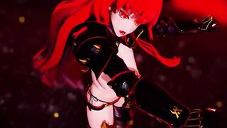 【MMD R-teens SEX DANCE】NAUGHTY WHITE SWEET SATISFACTION INSANE WILD SEX激しいセックス[MMD R-18]