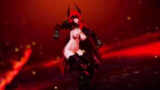 【MMD R-teens SEX DANCE】NAUGHTY WHITE SWEET SATISFACTION INSANE WILD SEX激しいセックス[MMD R-18]