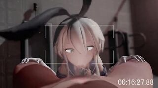 【MMD R-teen SEX DANCE】INTENSE LOVELY ORAL SEX SWEET EXTREME SATISFACTION BAE BOOTY 激しいセックス [MMD]