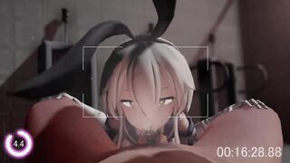 【MMD R-teen SEX DANCE】INTENSE LOVELY ORAL SEX SWEET EXTREME SATISFACTION BAE BOOTY 激しいセックス [MMD]